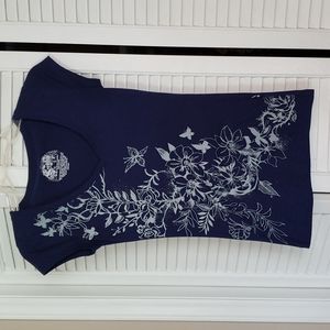 Floral detail tee